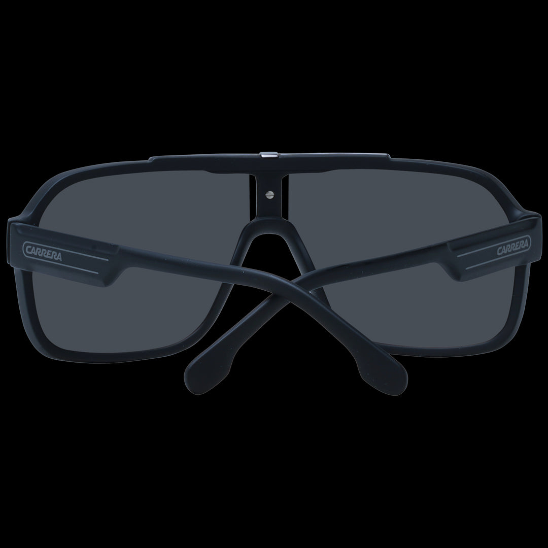 Sleek Black Policarbonato Sunglasses with Dark Gray Lenses