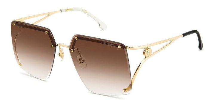 Sophisticated Gold Frame Square Sunglasses