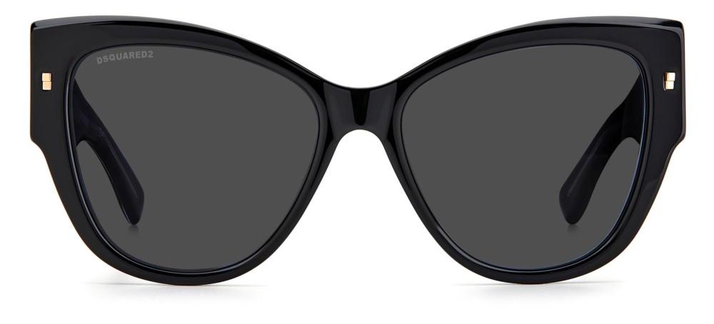 Sleek Black Acetate Elegance with Dark Lenses