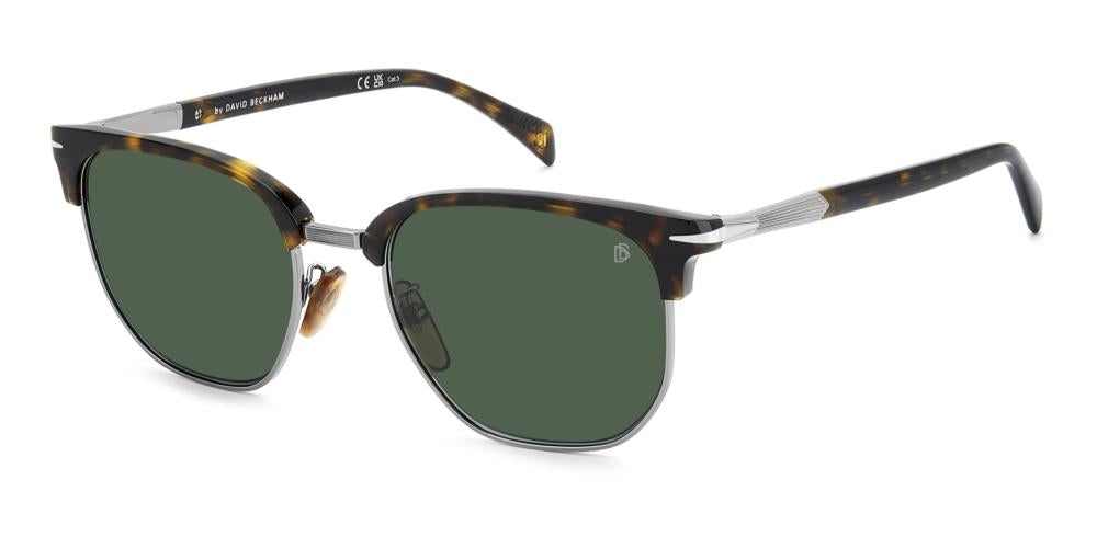 Tortoiseshell Elegance with Green Lens Contrast