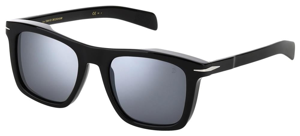 Sleek Black Acetate Frame with Grey Lens Clarity
