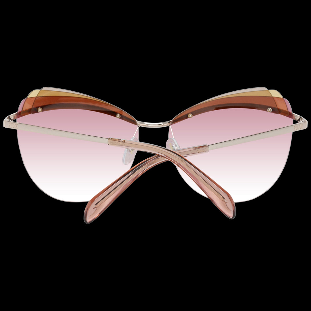Radiant Pink Gradient Elegance Sunglasses