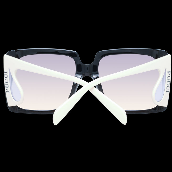 Sculpted Contrast Square Sunglasses