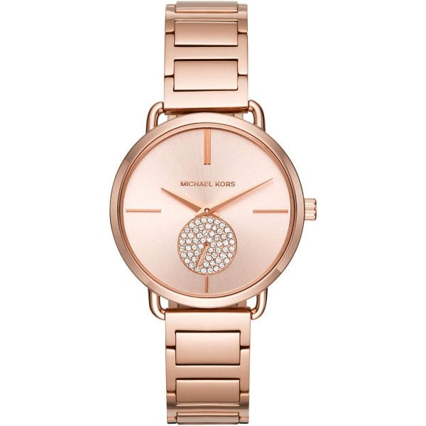 Michael Kors Rose Gold Crystal Watch