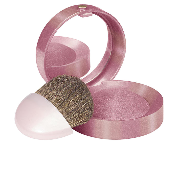 Round baked blush compact in shade 033 Lilas d&