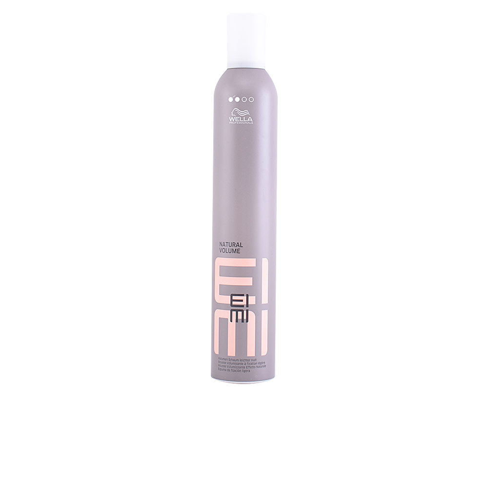 500 ml can of lightweight volumising hair mousse, soft-hold natural finish, Unisex