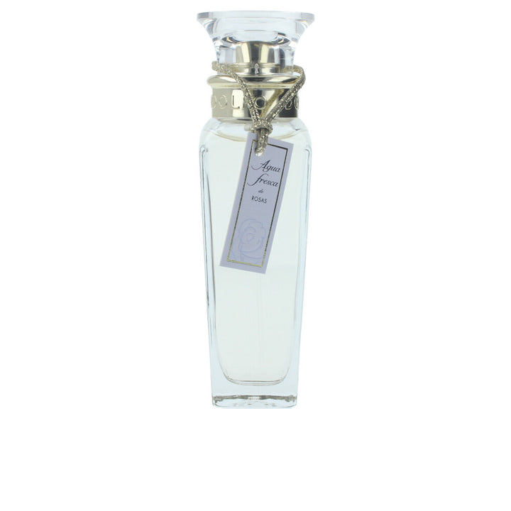 60 ml clear bottle of Bulgarian rose eau de toilette with floral notes, travel friendly