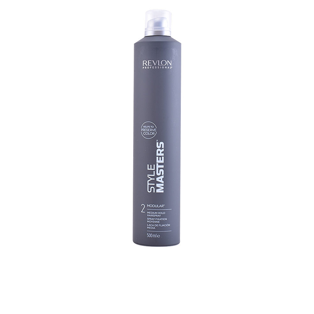 500 ml fast‑dry modular hold hairspray aerosol for Unisex, brush‑out finish