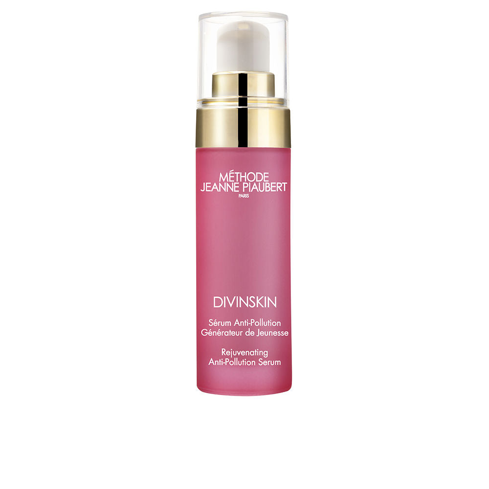 30 ml translucent serum bottle with silver cap, light amber fluid