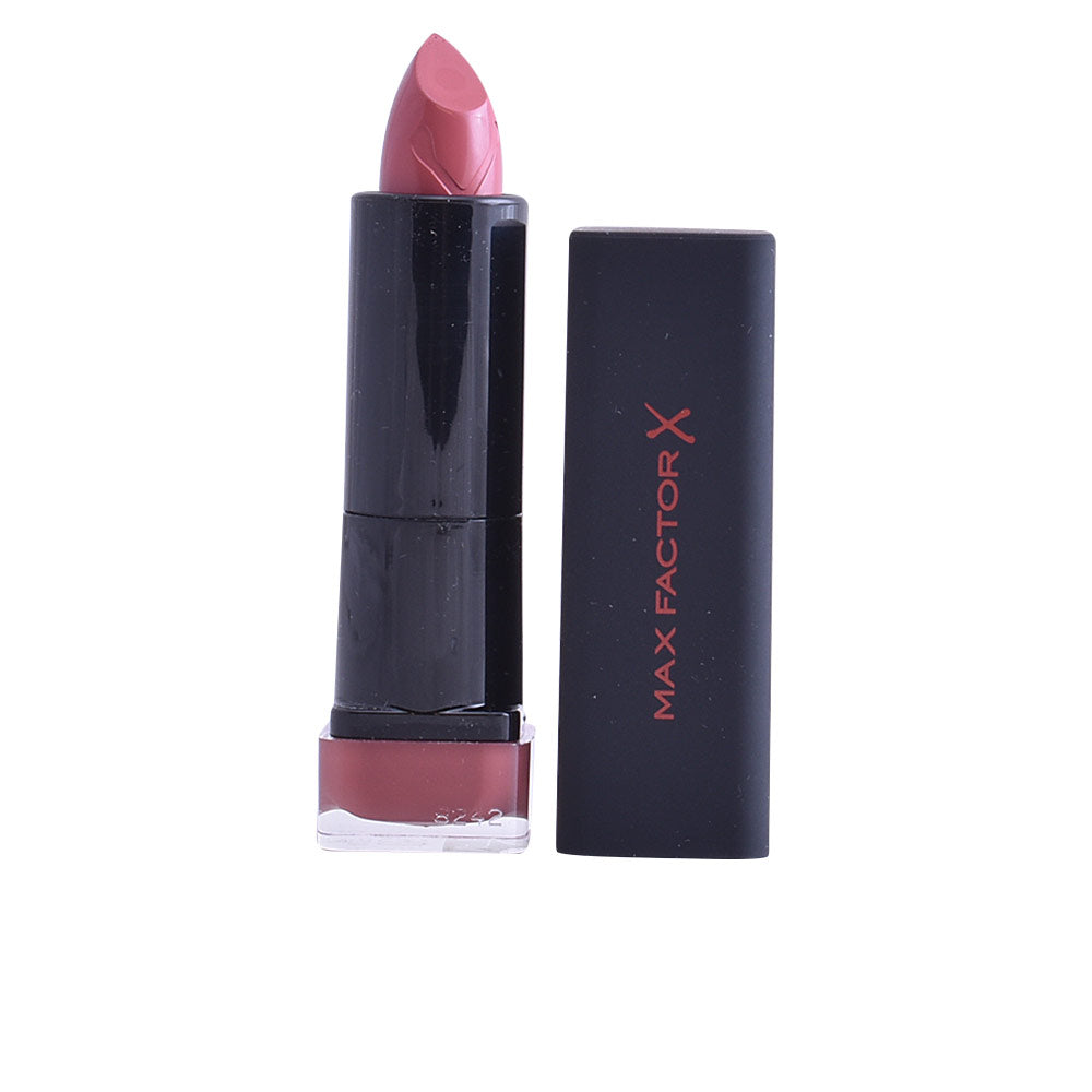 Matte nude lipstick bullet in warm neutral shade, 28 g packaging