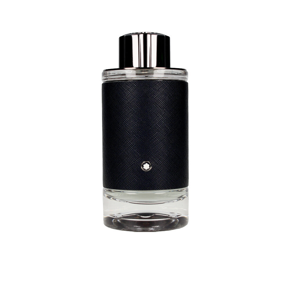 Clear glass bottle with metal collar, 100 ml, woody-aromatic fragrance for Man