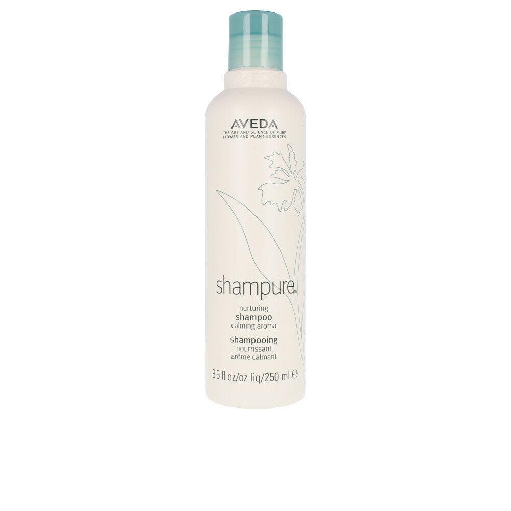 250 ml bottle of lightweight nourishing shampoo with abisinia oil, unisex, recycled bottle