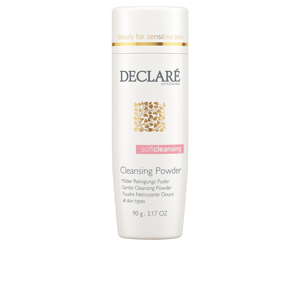 Small jar of fine white cleansing powder with spoon, 90 g, powder-to-foam cleanser for Women