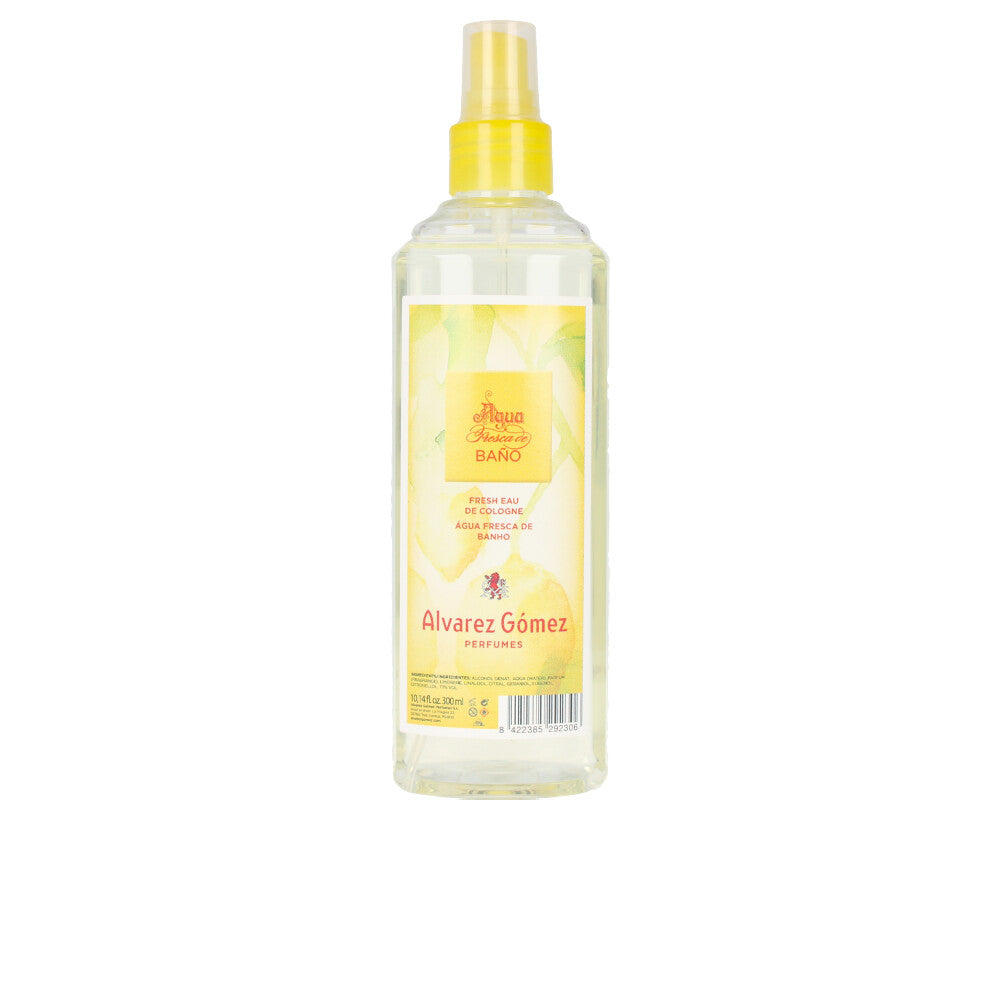 300 ml clear bottle of citrus Eau de Cologne, Unisex fresh fragrance