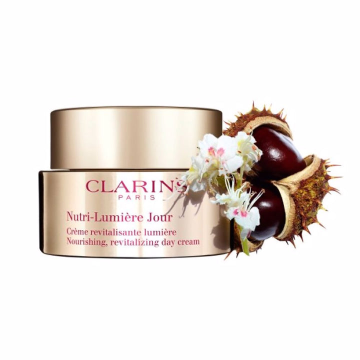 50 ml jar of nourishing, oil‑texture day cream for women, luminous cream surface