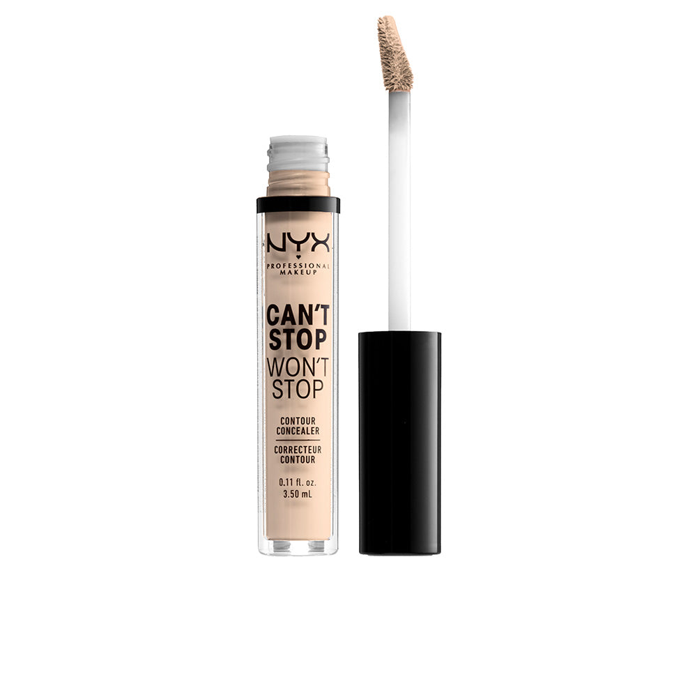 Slim tube of matte liquid concealer in fair shade, 3.5 ml