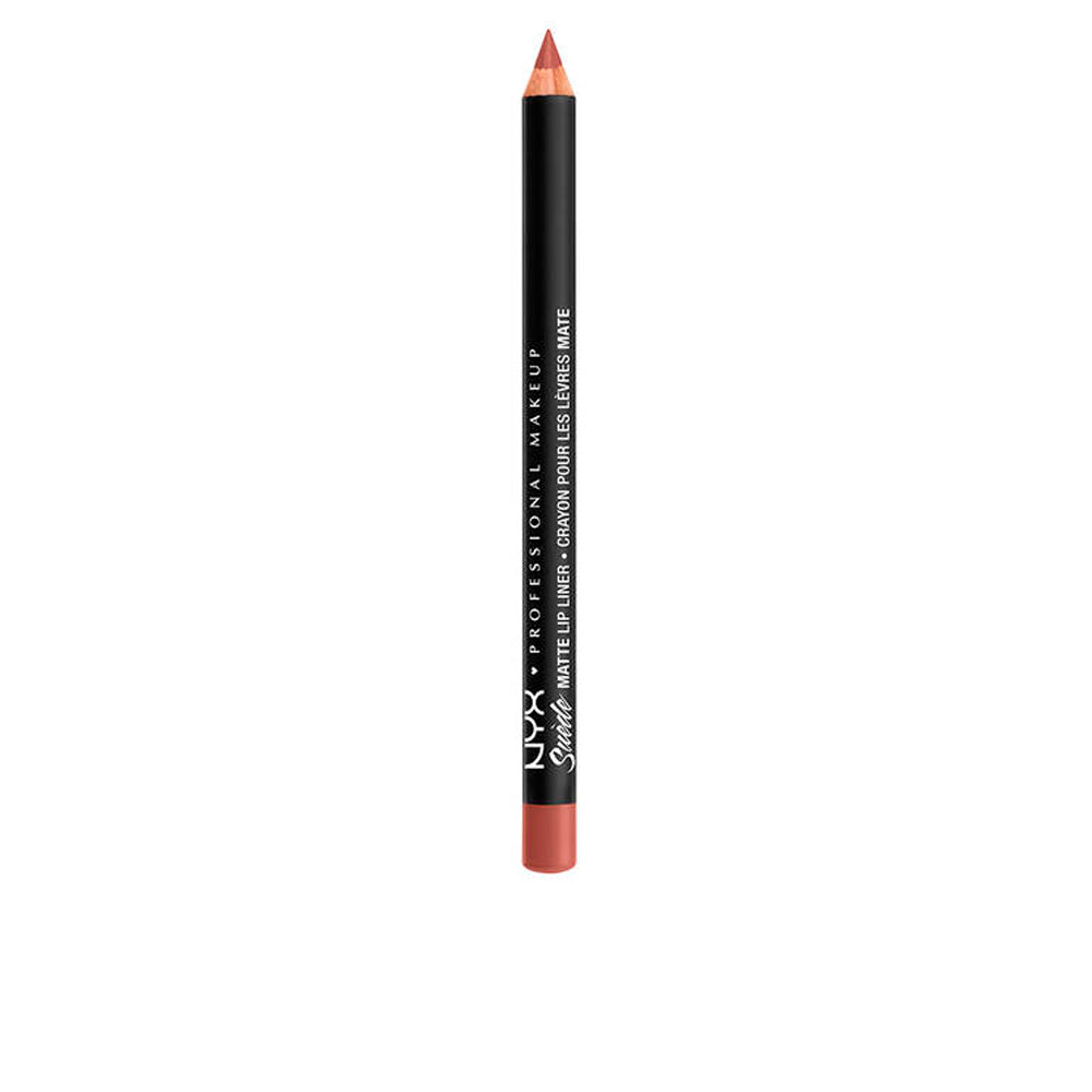 Slim matte lip liner pencil in warm beige-brown, 3.5 g, &