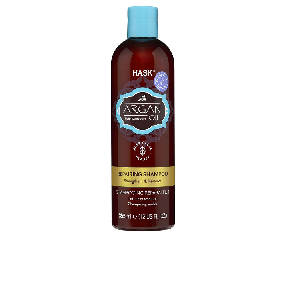 355 ml bottle of argan repairing hydrating shampoo for Unisex hair