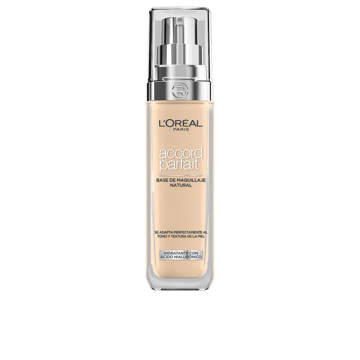 30 ml liquid hyaluronic foundation in 2N Vanilla, natural finish, pump bottle