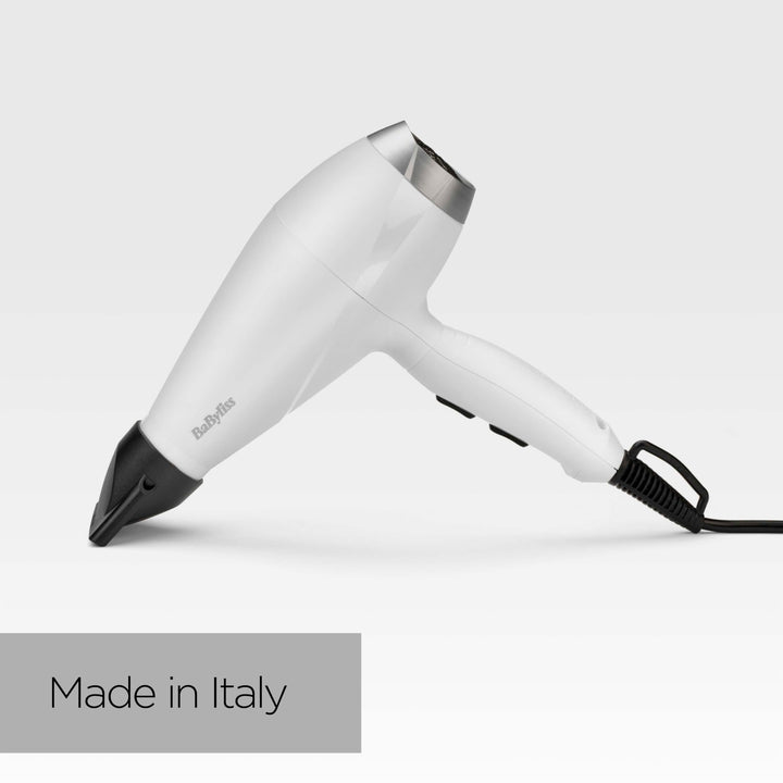 2000W professional AC hair dryer with slim 6mm concentrator nozzle, Unisex