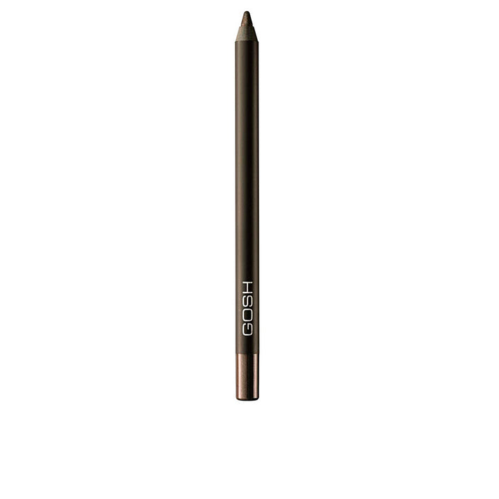 Slim brown waterproof eyeliner pencil with twist-up tip, 1.2 g, shade 017 Rebellious Brown