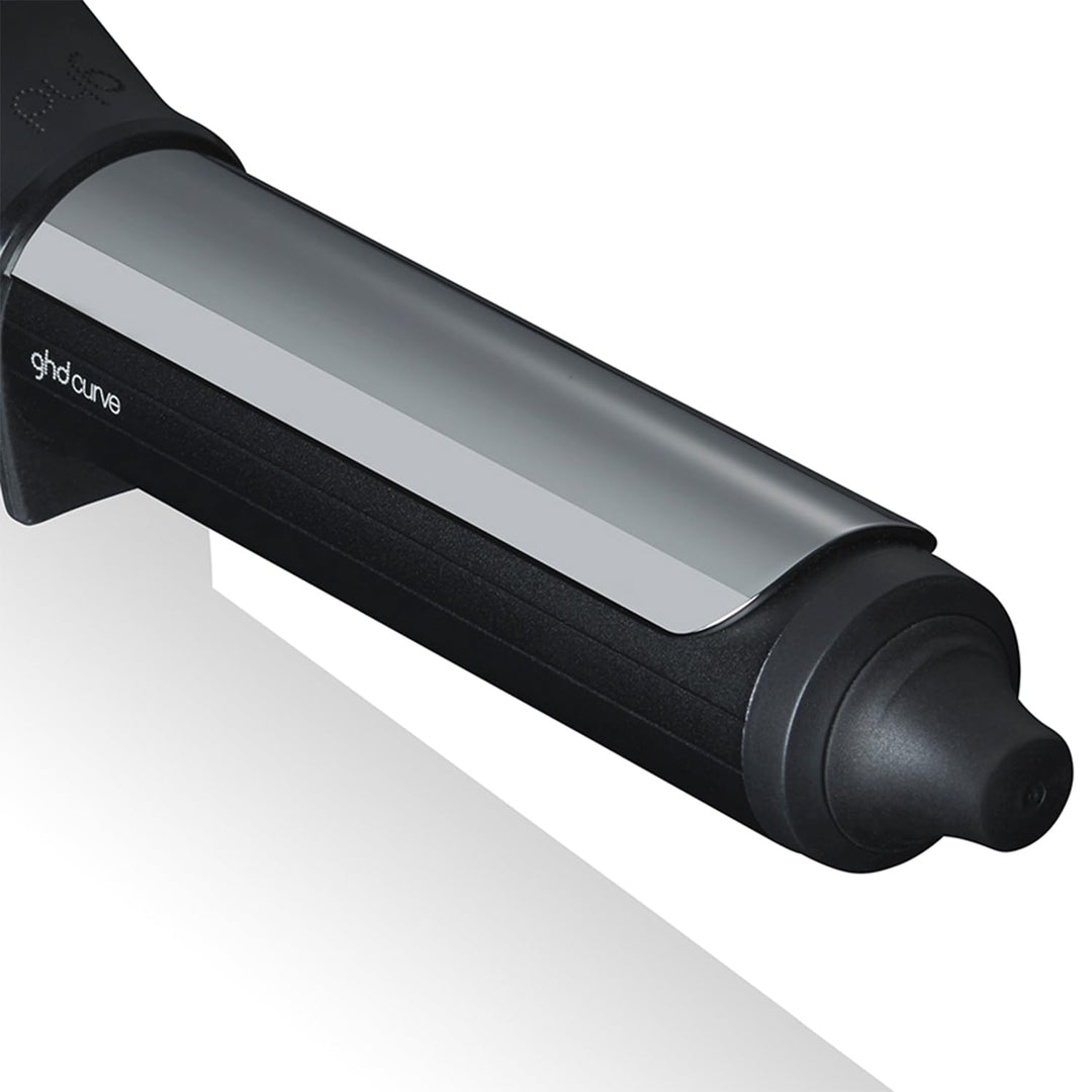 32 mm ceramic curling tong with clamp and cool-tip, black finish
