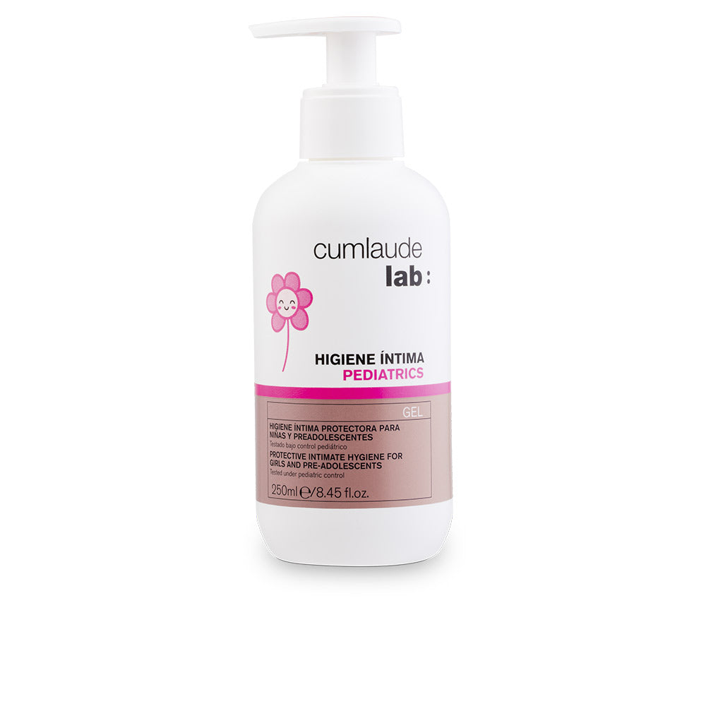 250 ml clear gel bottle for pediatric intimate hygiene, neutral pH, botanical extracts