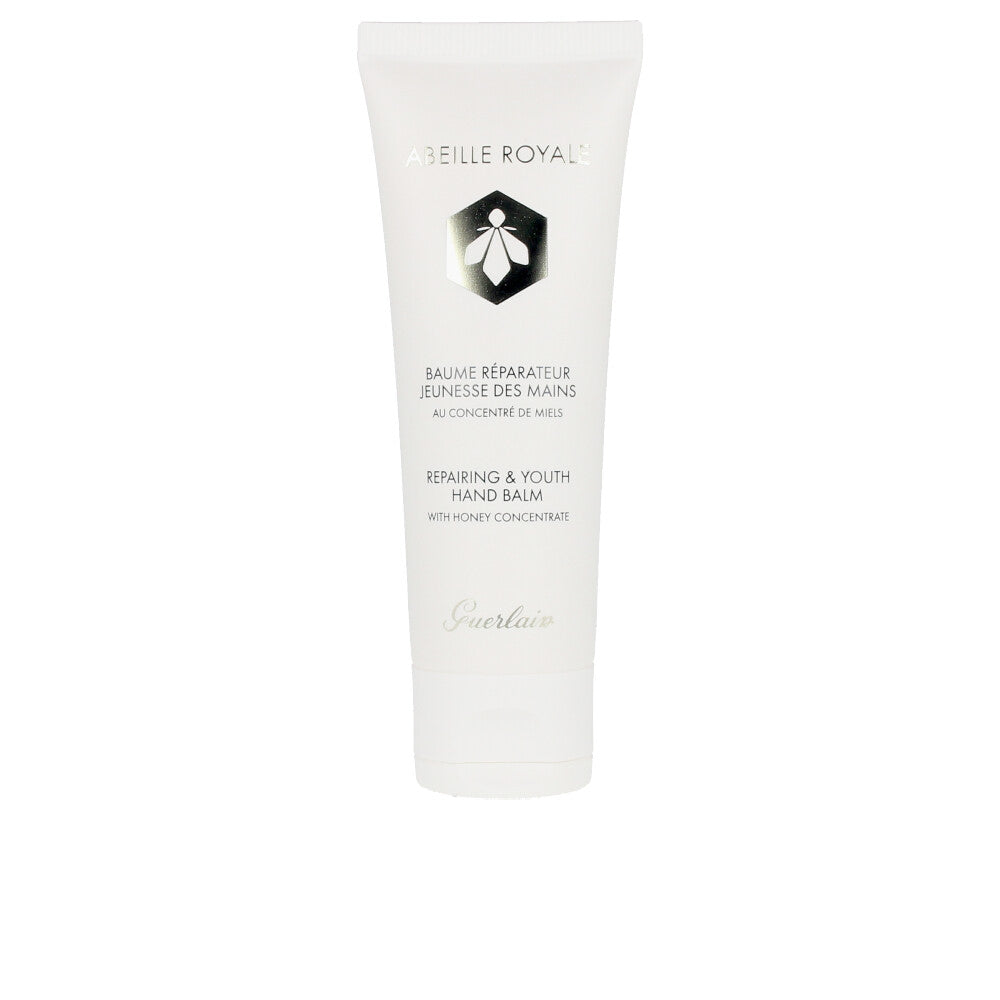 Small 40 ml tube of honey-enriched repairing hand balm for Unisex use