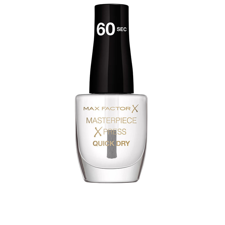 8 ml fast‑dry cream nail polish bottle, glossy neutral shade, Unisex