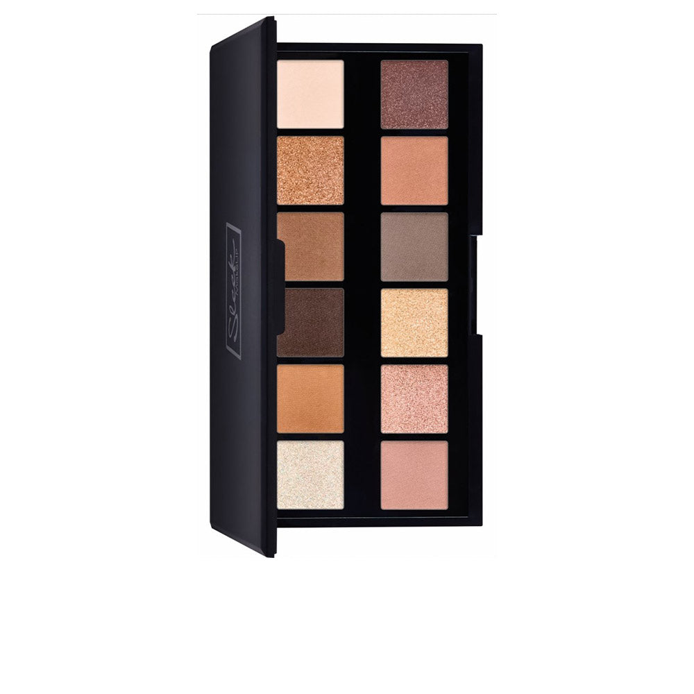 Compact 12‑shade eyeshadow palette with mattes and shimmers, Unisex