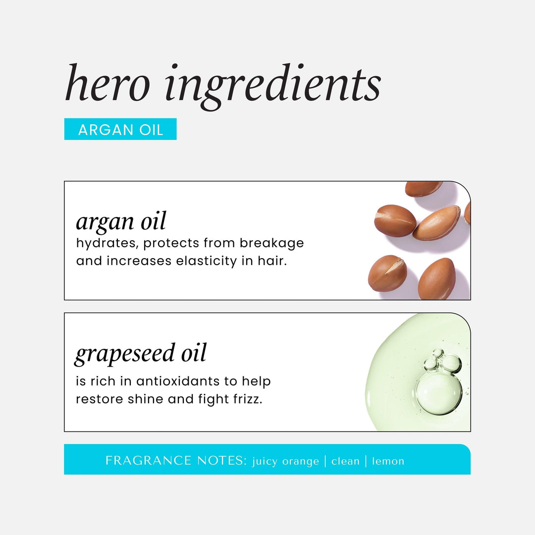 59 ml amber hair oil bottle — argan repairing shine oil, Unisex