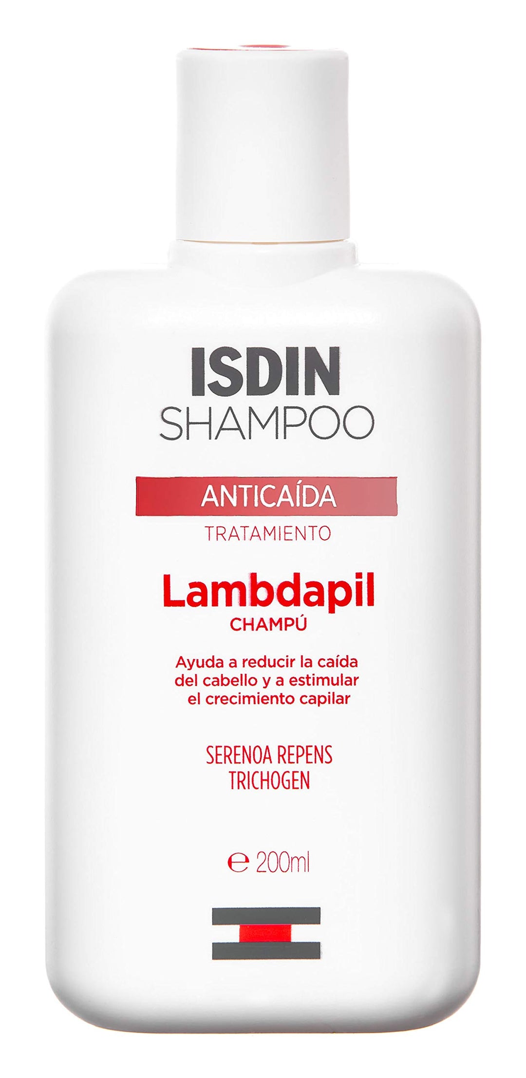 200 ml bottle of anti‑hair‑loss shampoo with Serenoa and Trichogen, Unisex