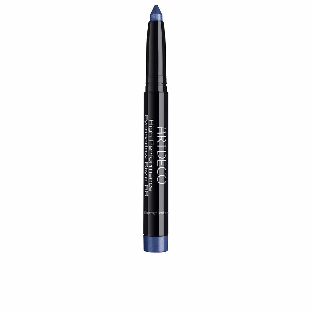 Slim deep blue cream eyeshadow stylus with integrated sharpener, 1.4 g, Unisex