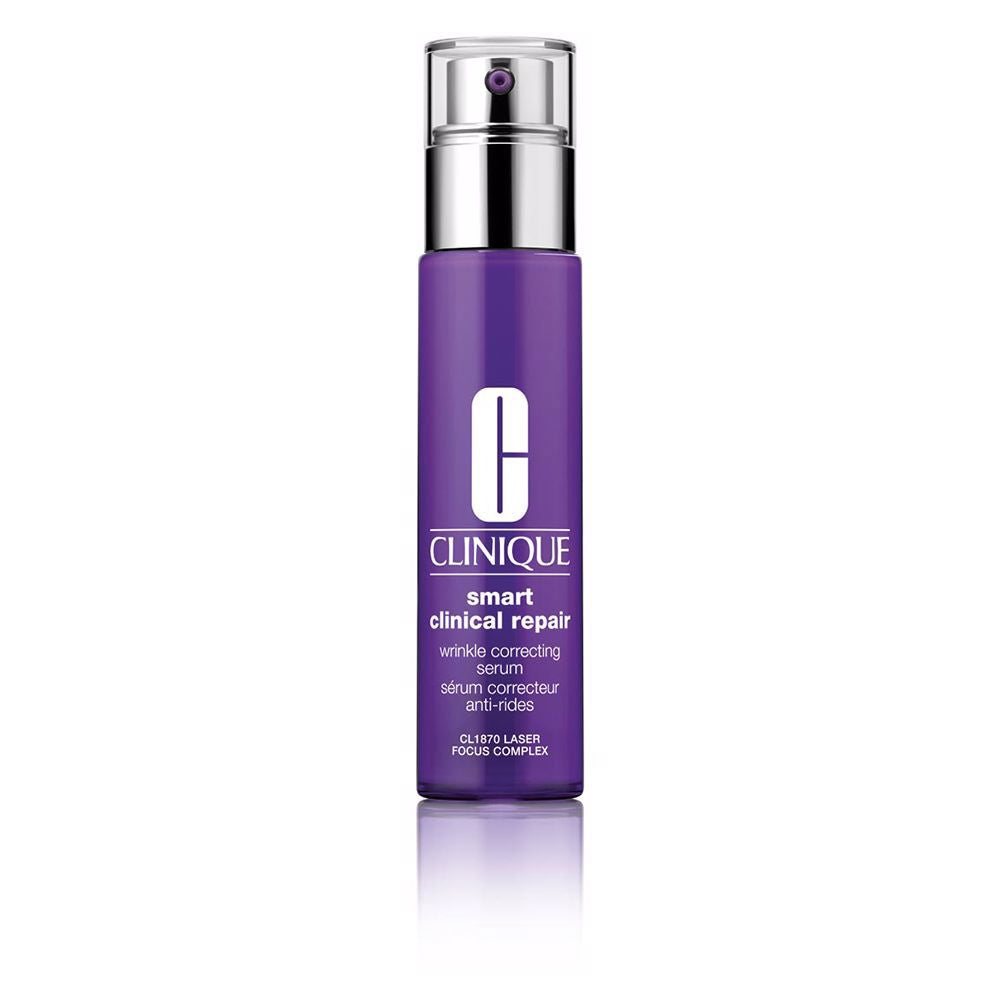 30 ml clear glass bottle with dropper, peptide and retinoid wrinkle serum