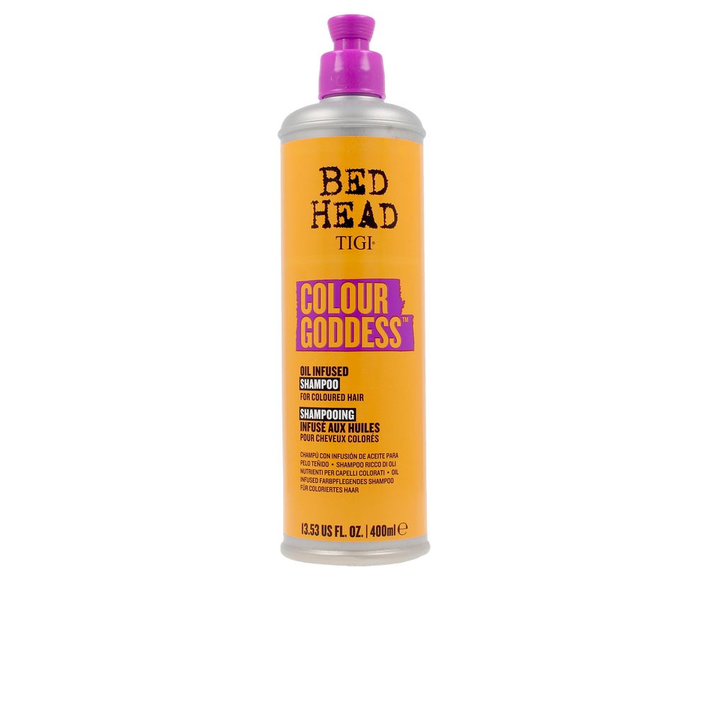 400 ml oil‑infused shampoo bottle for Unisex colour‑treated hair