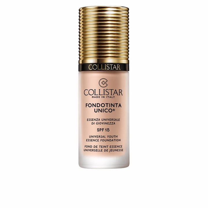 30 ml bottle of light rose-ivory liquid foundation, pump dispenser