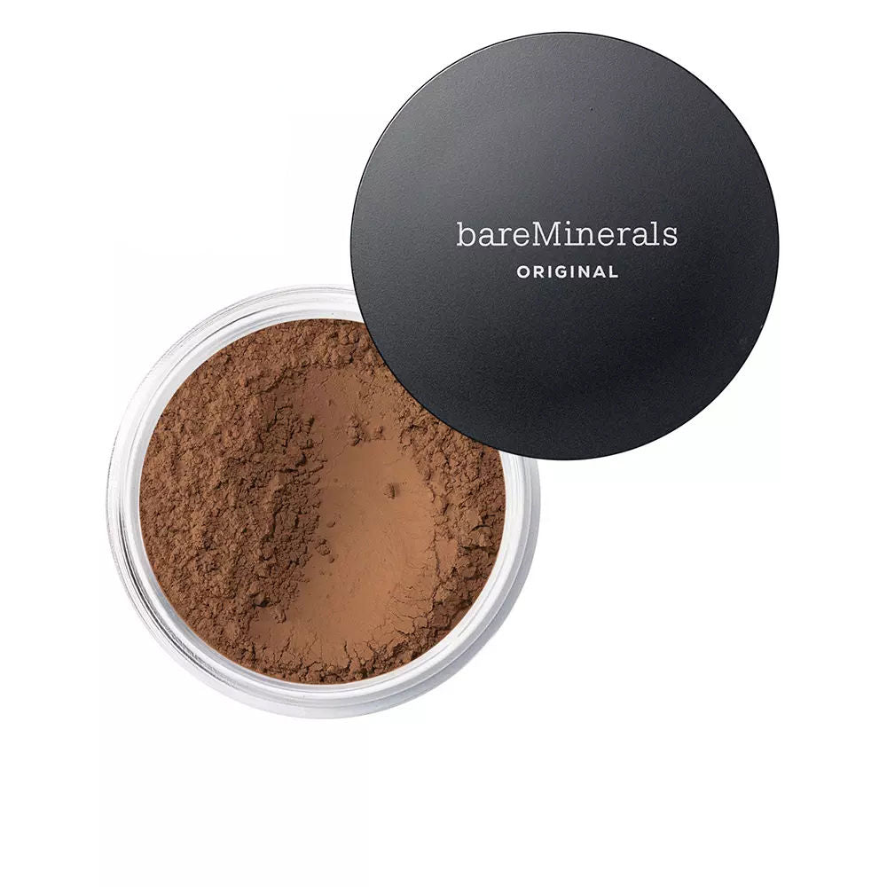 Loose mineral powder foundation jar, 8 g, shade 28-golden deep, SPF 15, Unisex