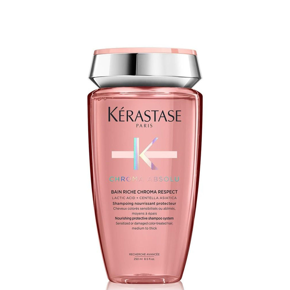 250 ml rose-tinted Chroma Respect shampoo bottle for Unisex colour-treated hair
