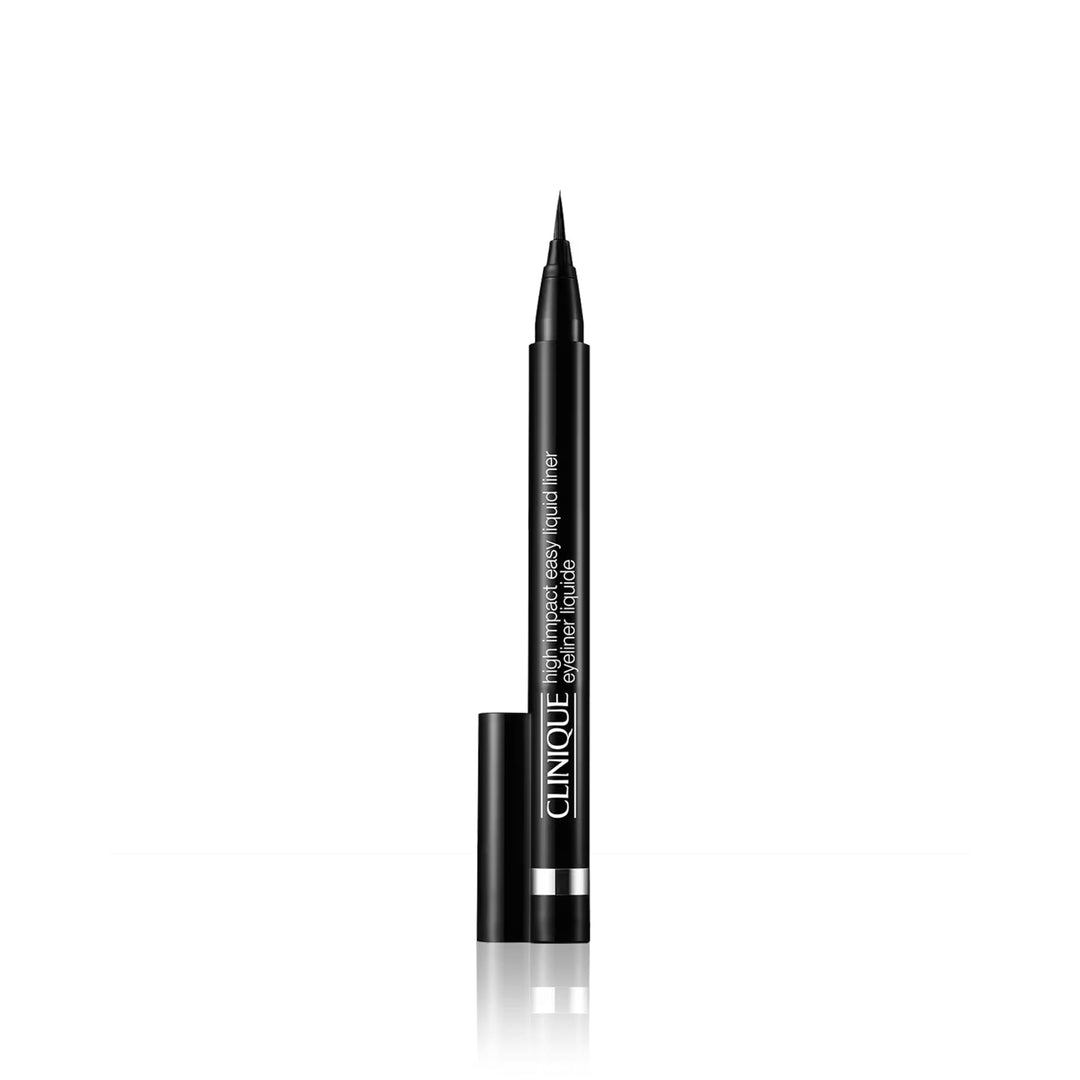 Slim black liquid eyeliner pen with fine applicator, 0.67 g, water-resistant