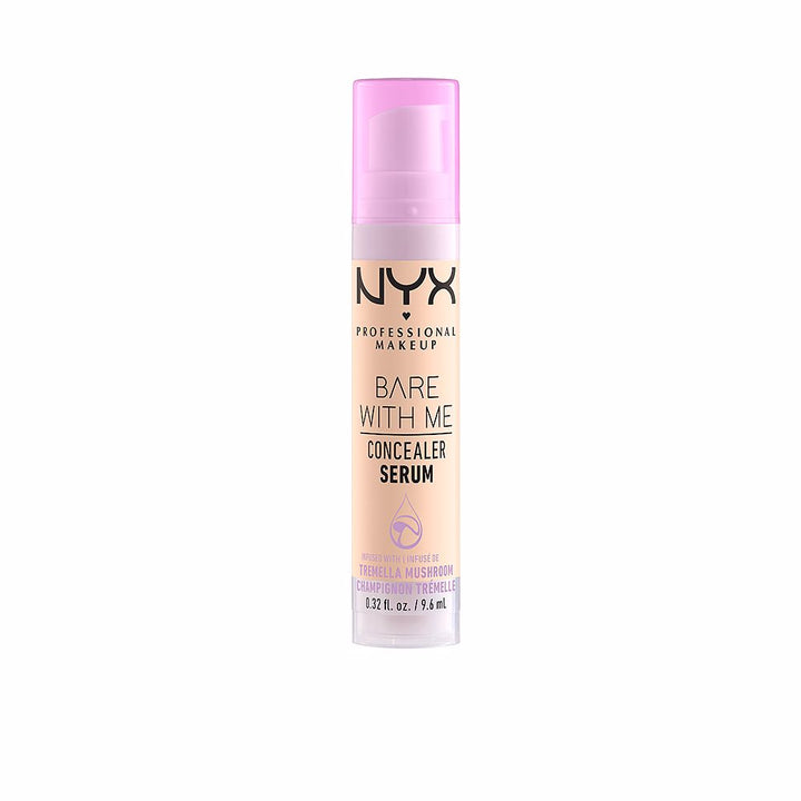 Small tinted concealer serum tube, shade 01 Fair, 9.6 ml, lightweight finish