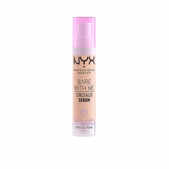 9.6 ml tinted concealer serum tube in shade 02-light, smooth applicator, Unisex