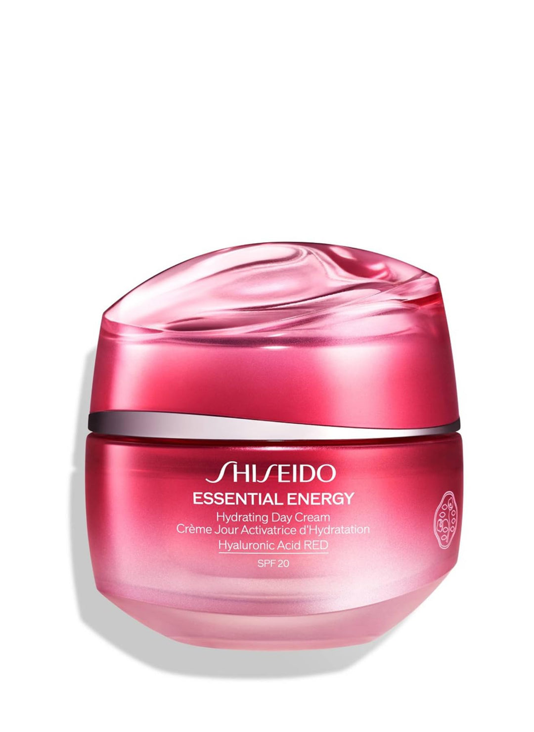 50 ml refillable day cream jar, SPF 20, hyaluronic and ginseng extract