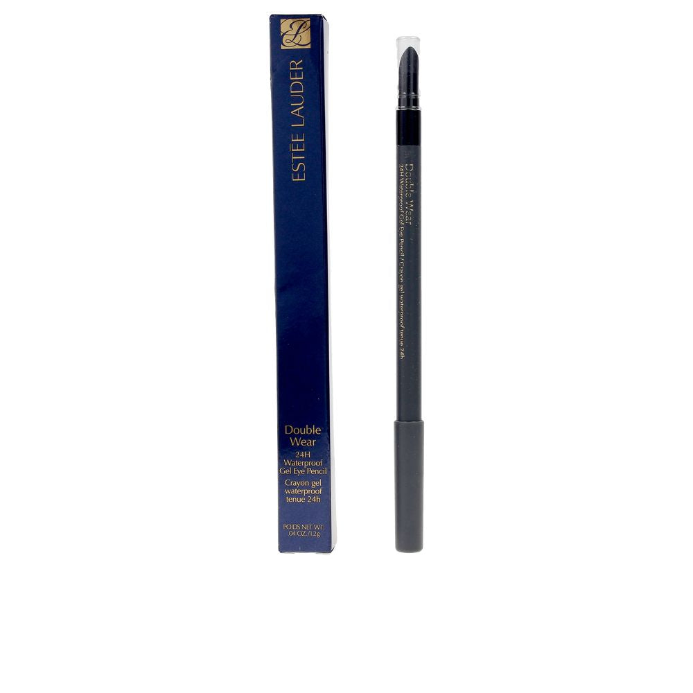Dual-ended gel eye pencil in smoky grey, 1.2 g, with built-in smudger
