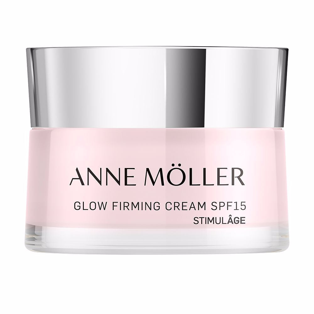 50 ml jar of light cream with SPF 15, firming glow day cream for Women