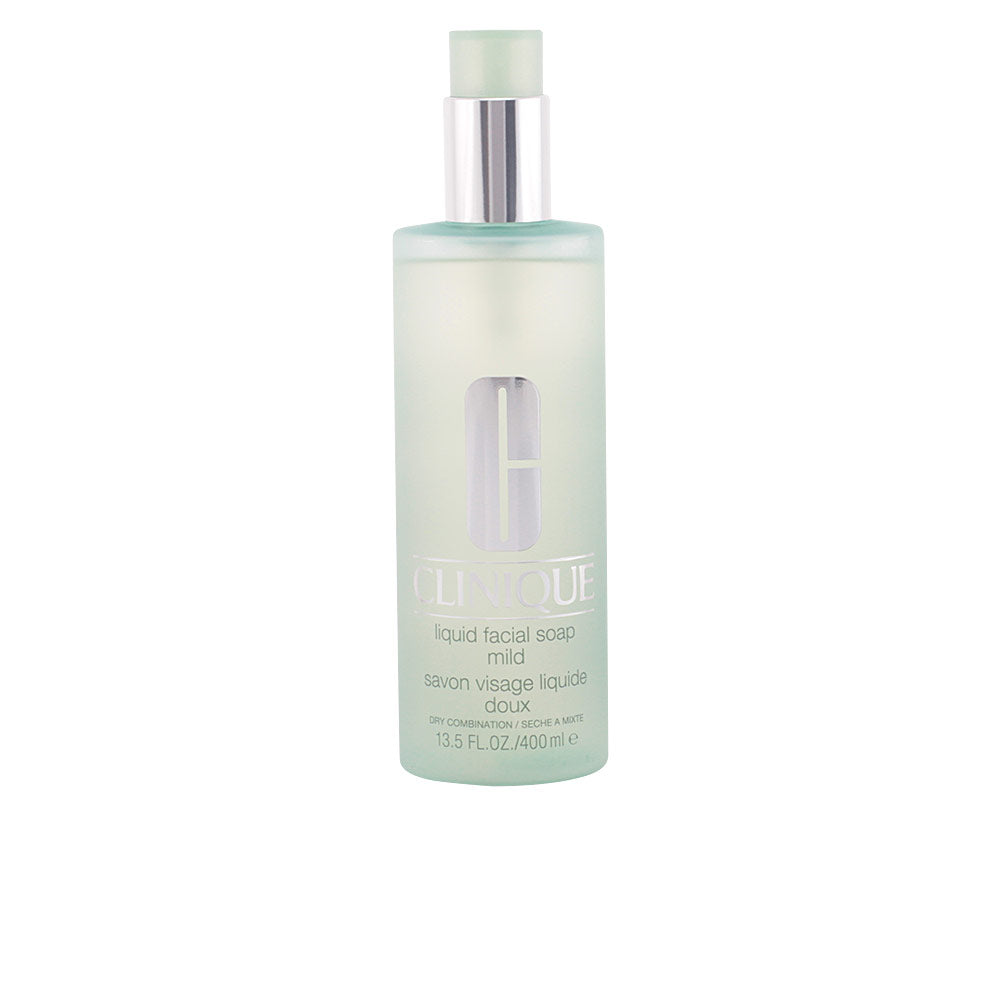 Clear gel facial cleanser in 200 ml pump bottle, fragrance‑free, Unisex