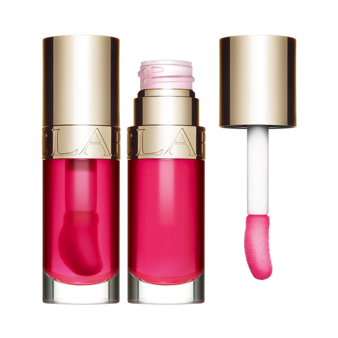 7 ml tinted lip oil in sheer rosehip shade with glossy finish, Unisex
