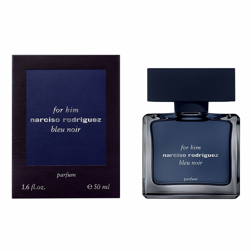 Deep blue translucent flacon with matte navy cap, 50 ml parfum bottle