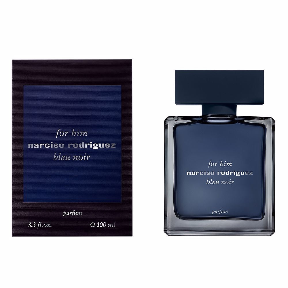 Deep blue translucent flacon with matte navy cap, 50 ml parfum bottle