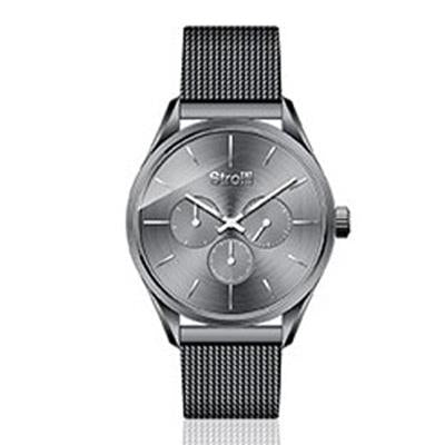 Precision Mesh Chronograph in Polished Silver
