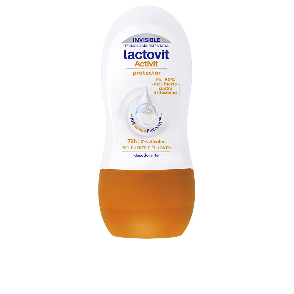50 ml alcohol‑free roll‑on deodorant in white bottle, Unisex